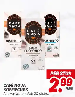 Dekamarkt Café nova koffiecups aanbieding