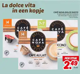 Dekamarkt Café nova dolce gusto aanbieding