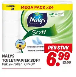 Dekamarkt Nalys toiletpapier soft` aanbieding