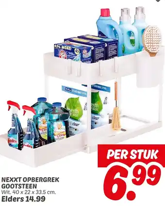 Dekamarkt Nexxt opbergrek gootsteen aanbieding