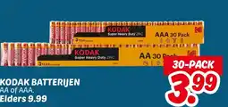 Dekamarkt Kodak batterijen aanbieding