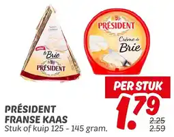 Dekamarkt Président franse kaas aanbieding