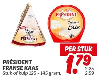Dekamarkt Président franse kaas aanbieding