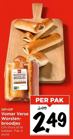 Vomar Voordeelmarkt Vomar Verse Worsten broodjes aanbieding