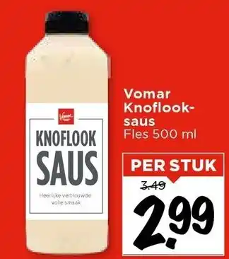 Vomar Voordeelmarkt Vomar Knoflook saus aanbieding