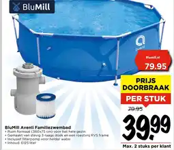 Vomar Voordeelmarkt BluMill Avenli Familiezwembad aanbieding
