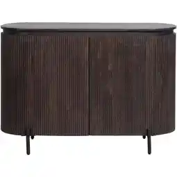 Leen Bakker Dressoir Vito - donkerbruin - 81x115x43 cm aanbieding