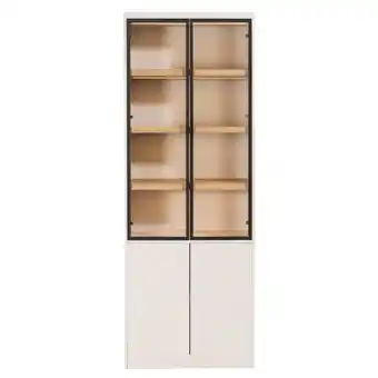 Leen Bakker Wandkast Virgil - zand - 220x80x40 cm aanbieding