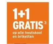 GAMMA 1+1 GRATIS³ op alle houtskool en briketten aanbieding