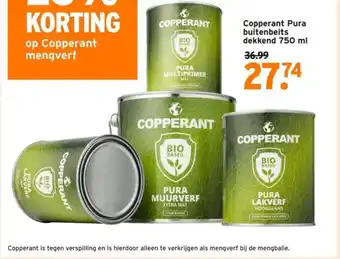 GAMMA Copperant Pura buitenbeits dekkend aanbieding