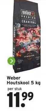 GAMMA Weber Houtskool 5 kg per stuk aanbieding