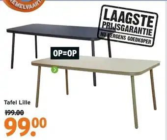 GAMMA Tafel Lille aanbieding