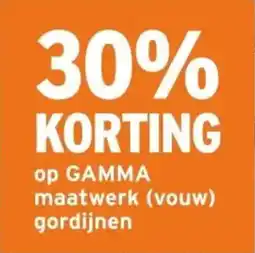 GAMMA Op GAMMA maatwerk vouw gordijnen aanbieding
