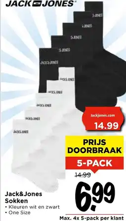 Vomar Voordeelmarkt Jack & Jones Sokken aanbieding