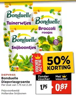 Vomar Voordeelmarkt Bonduelle Diepvriesgroente aanbieding