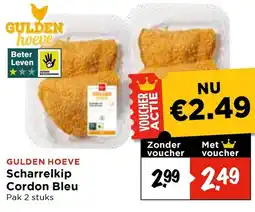Vomar Voordeelmarkt Scharrelkip Cordon Bleu aanbieding
