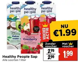 Vomar Voordeelmarkt Healthy People Sap aanbieding