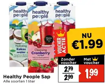 Vomar Voordeelmarkt Healthy People Sap aanbieding