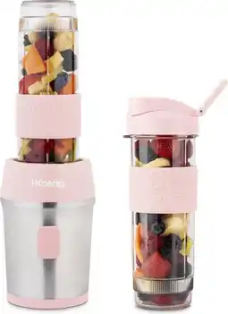 Bol.com H. Koenig SMOO12 - Blender To Go - met drinkbekers aanbieding