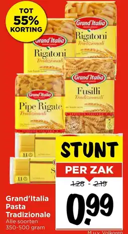 Vomar Voordeelmarkt Grand'Italia Pasta Tradizionale aanbieding