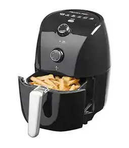 Amazon Bestron AAF300 Heteluchtfriteuse, PrepAir-technologie, automatische uitschakeling, 900W, zwart aanbieding