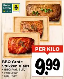 Vomar Voordeelmarkt BBQ Grote Stukken Vlees aanbieding