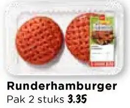 Vomar Voordeelmarkt Runderhamburger aanbieding