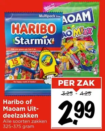 Vomar Voordeelmarkt Haribo of Maoam Uit deelzakken aanbieding