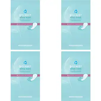 Albert Heijn AH Ultra mini incont. inlegkruisjes 4-pack aanbieding