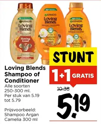 Vomar Voordeelmarkt Loving Blends Shampoo of Conditioner aanbieding