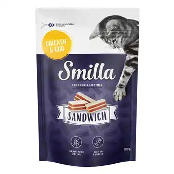 Zooplus Smilla Sandwich Snack Kip & Kabeljauw - Voordeelpakket: 3 x 100 g aanbieding