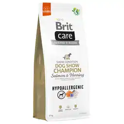 Zooplus 12kg Brit Care Hypoallergenic Dog Show Champion Zalm & Haring aanbieding