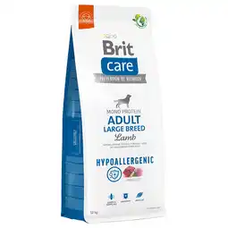 Zooplus 12kg Hypoallergenic Adult Large Breed Lam & Rijst Brit Care Hondenvoer aanbieding
