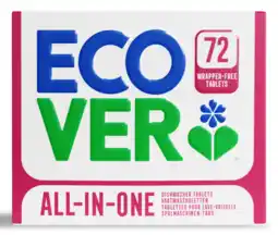 De Online Drogist Ecover All-In-One Vaatwastabletten 72ST aanbieding