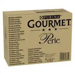 Zooplus 96x85g Vismix in Saus Gourmet Perle Kattenvoer aanbieding