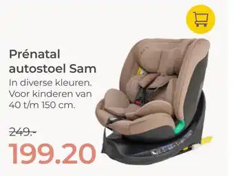 Prenatal Prénatal autostoel Sam aanbieding