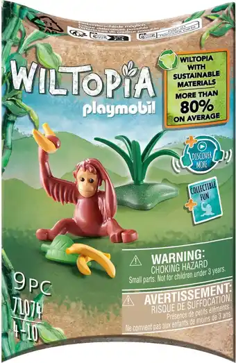 Bol.com PLAYMOBIL Wiltopia Baby orang-oetan - 71074 aanbieding