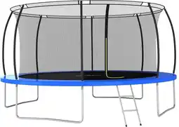 Bol.com vidaXL Trampolineset rond 150 kg 460x80 cm aanbieding