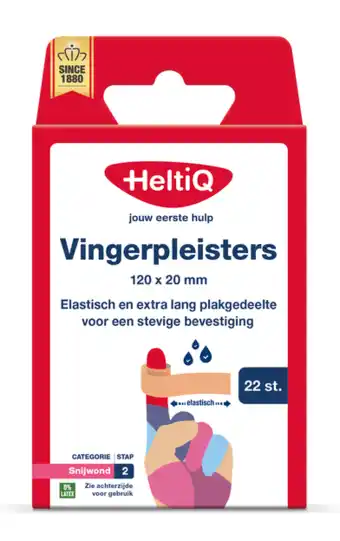 De Online Drogist HeltiQ Vingerpleisters 22ST aanbieding