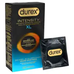 De Online Drogist Durex Intensity Latexvrije Condooms XL 10ST aanbieding