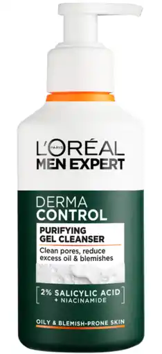 De Online Drogist L'Oréal Paris Men Expert Purifying Gel Cleanser 160ML aanbieding