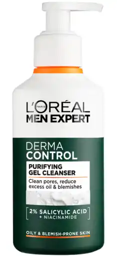 De Online Drogist L'Oréal Paris Men Expert Purifying Gel Cleanser 160ML aanbieding