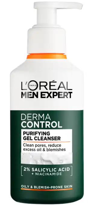 De Online Drogist L'Oréal Paris Men Expert Purifying Gel Cleanser 160ML aanbieding