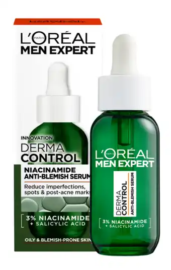 De Online Drogist L'Oréal Paris Men Expert Niacinamide Anti-Blemish Serum 30ML aanbieding