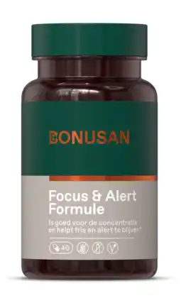 De Online Drogist Bonusan Focus & Alert Formule Capsules 40CP aanbieding
