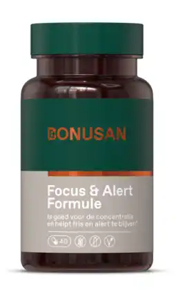 De Online Drogist Bonusan Focus & Alert Formule Capsules 40CP aanbieding
