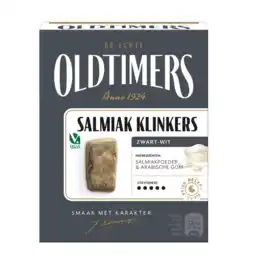 De Online Drogist Oldtimers Salmiak Klinkers 185GR aanbieding