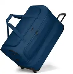 Amazon Stamartikel Duffle Essentials Exp., Donkerblauw, L (70 cm) erweiterbar, Reistas exp. Met wieltjes aanbieding