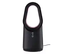 Lidl SILVERCREST Bladloze mini tafelventilator met LED aanbieding