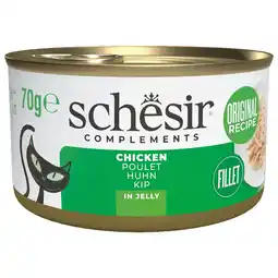 Pets Place Schesir Blik Gelei - Kattenvoer - Kip 70 g aanbieding